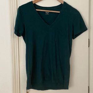 Madewell Whisper Cotton V-neck pocket tee